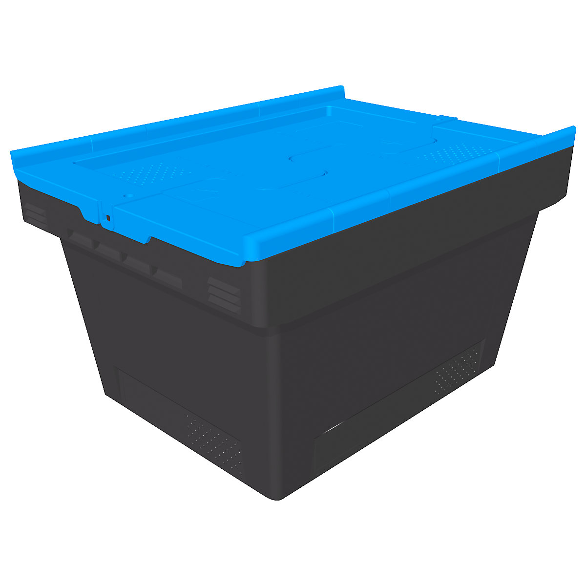 Contenitore multiuso MB Eco – BITO, lungh. x largh. x alt. 410 x 300 x 240 mm, nero / blu