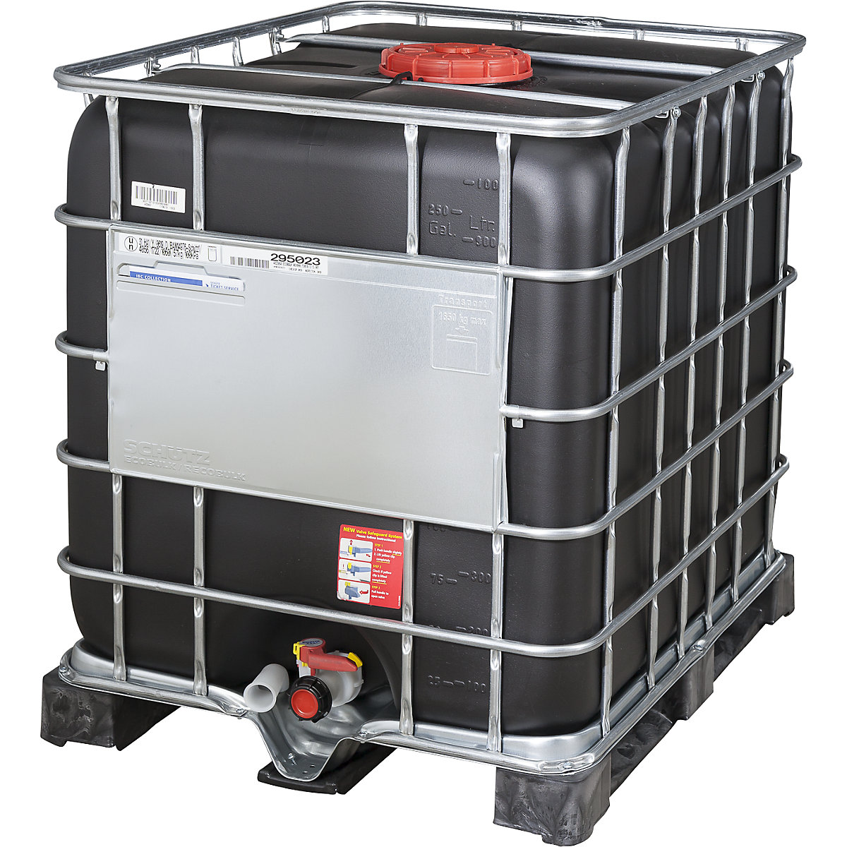 Container IBC RECOBULK con protezione UV, omologazione UN (Foto prodotto 4)-3