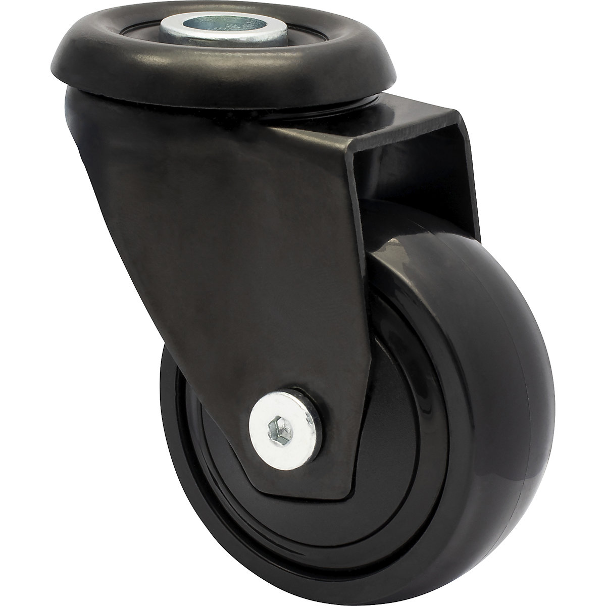3C series swivel castor with back hole for furniture - Wagner