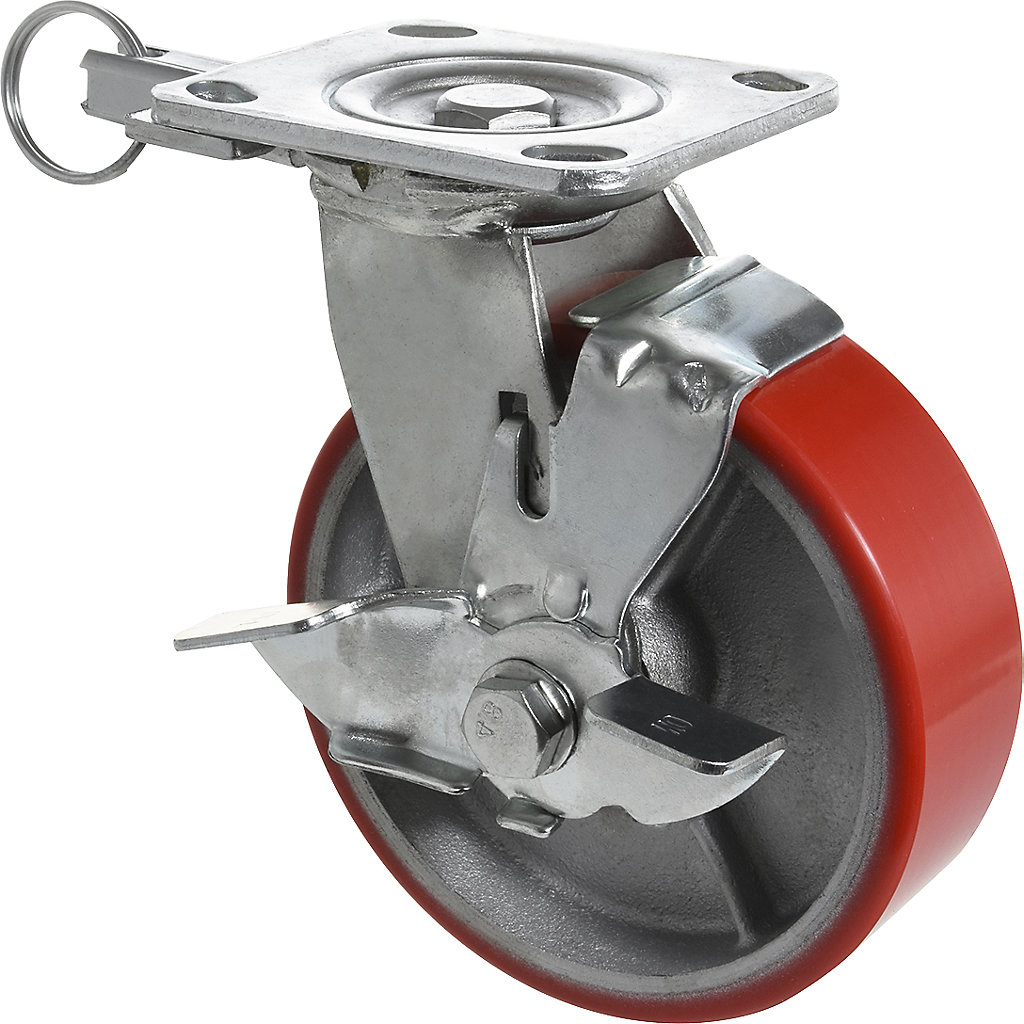 Heavy duty 3in1 swivel castor/fixed castor Wagner max. load 400 kg