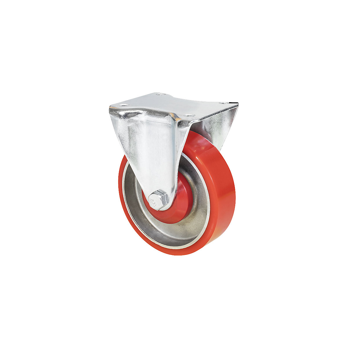 Heavy duty fixed castors for transport equipment – Wagner (Product illustration 2)-1