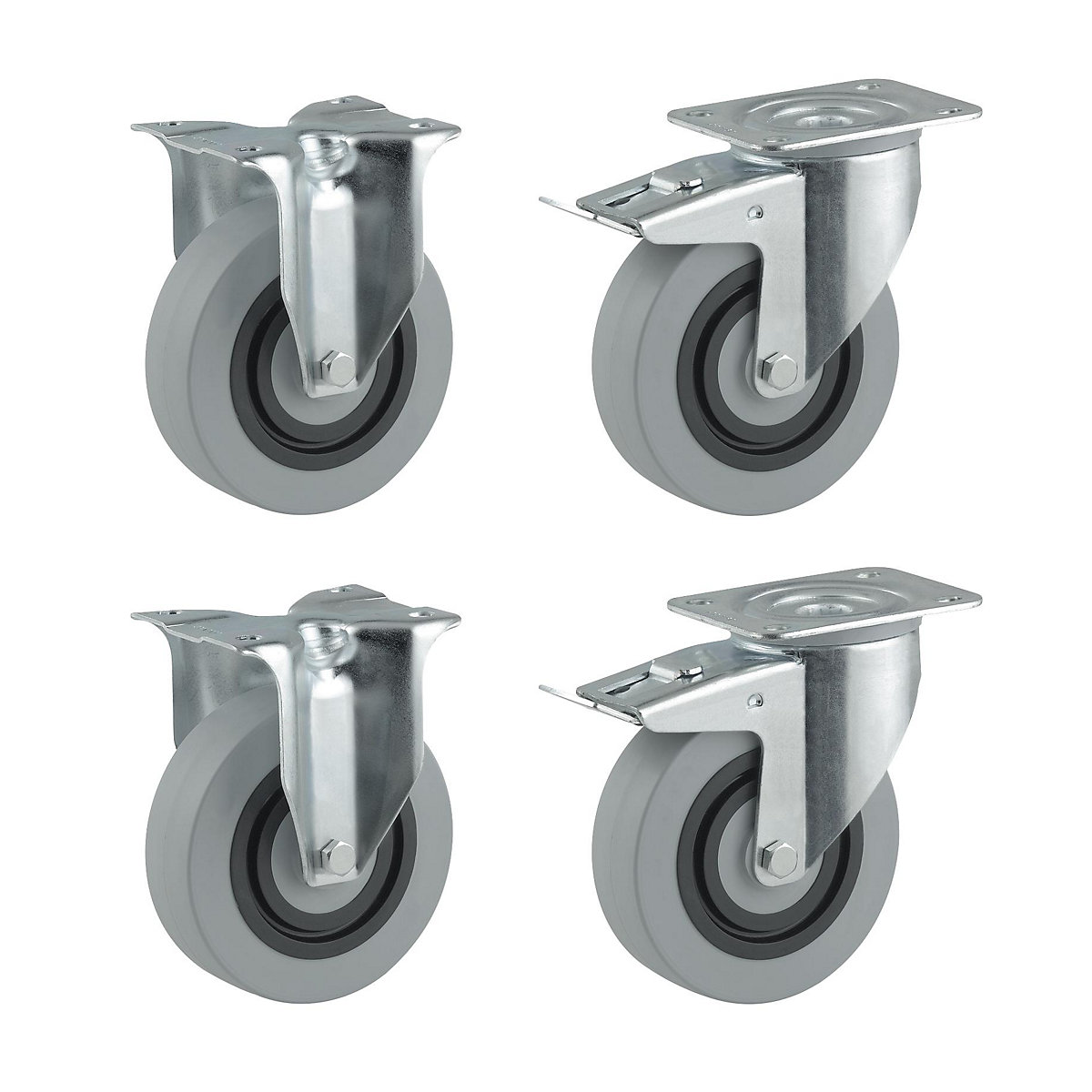 Nylon wheel set, grey – TENTE