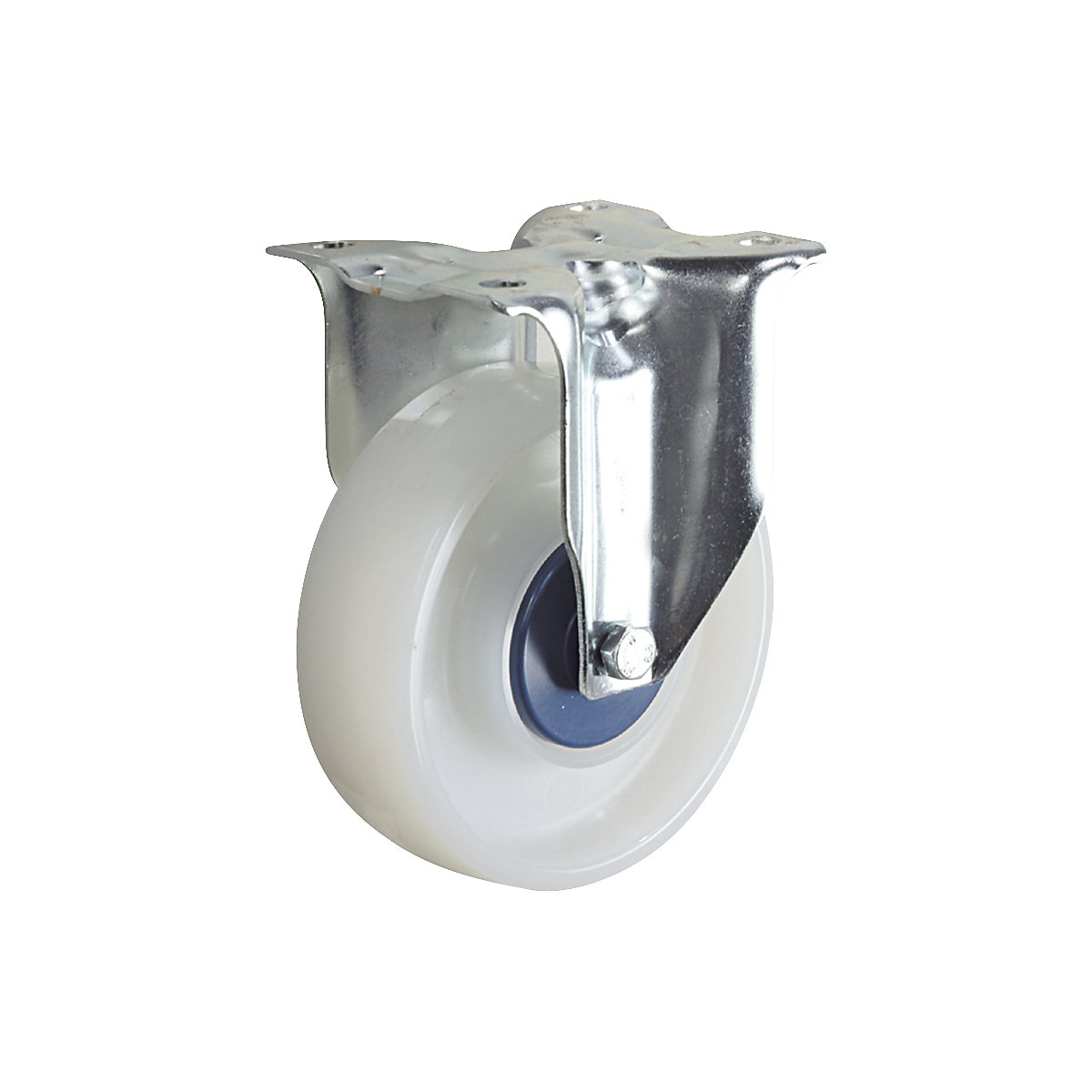 Nylon wheel, white – TENTE, wheel Ø x width 125 x 40 mm, fixed castor-5