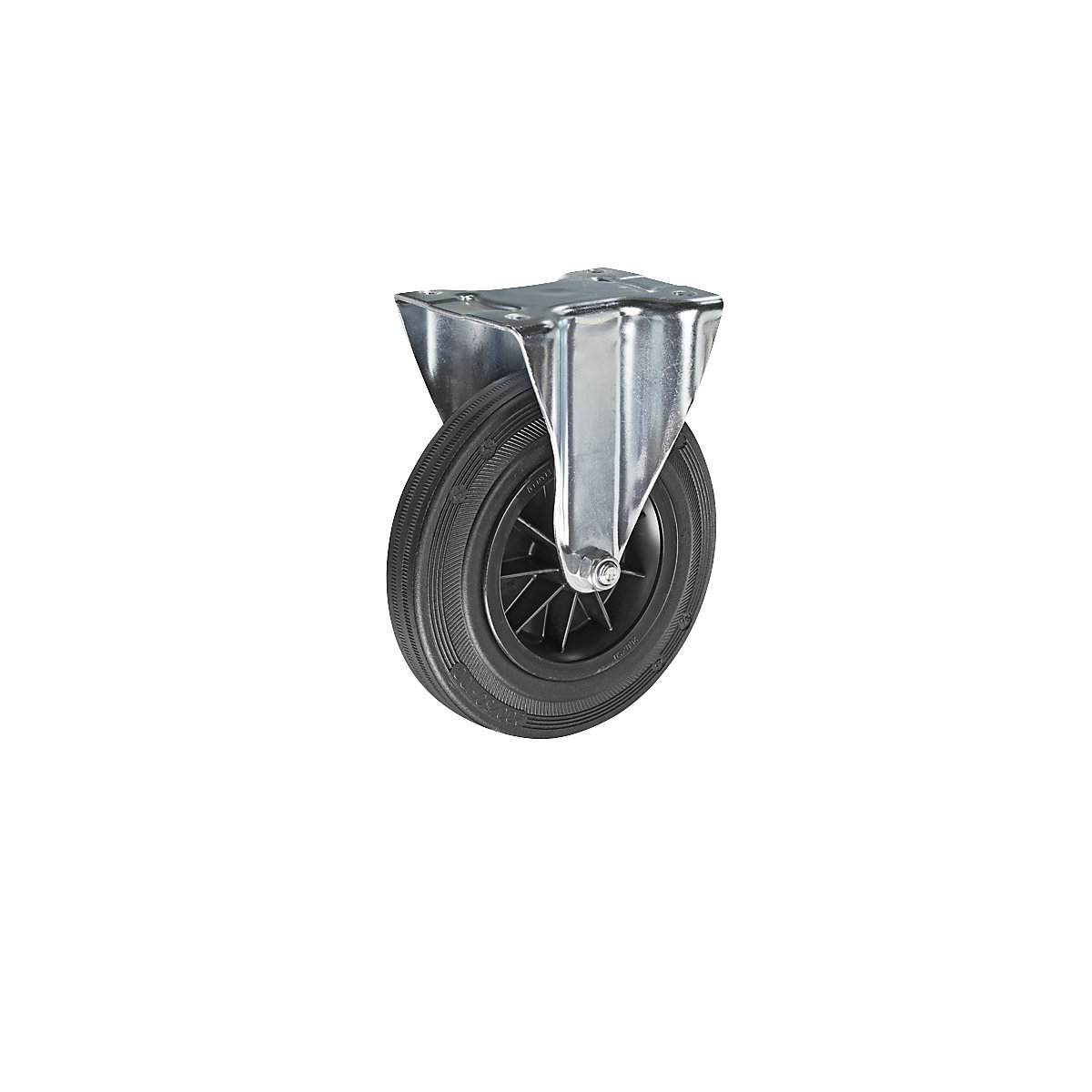 Solid rubber tyre on plastic rim – Proroll (Product illustration 2)-1