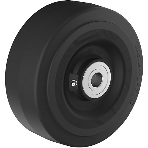 Elastic solid rubber wheel Wicke ball bearings kaiserkraft