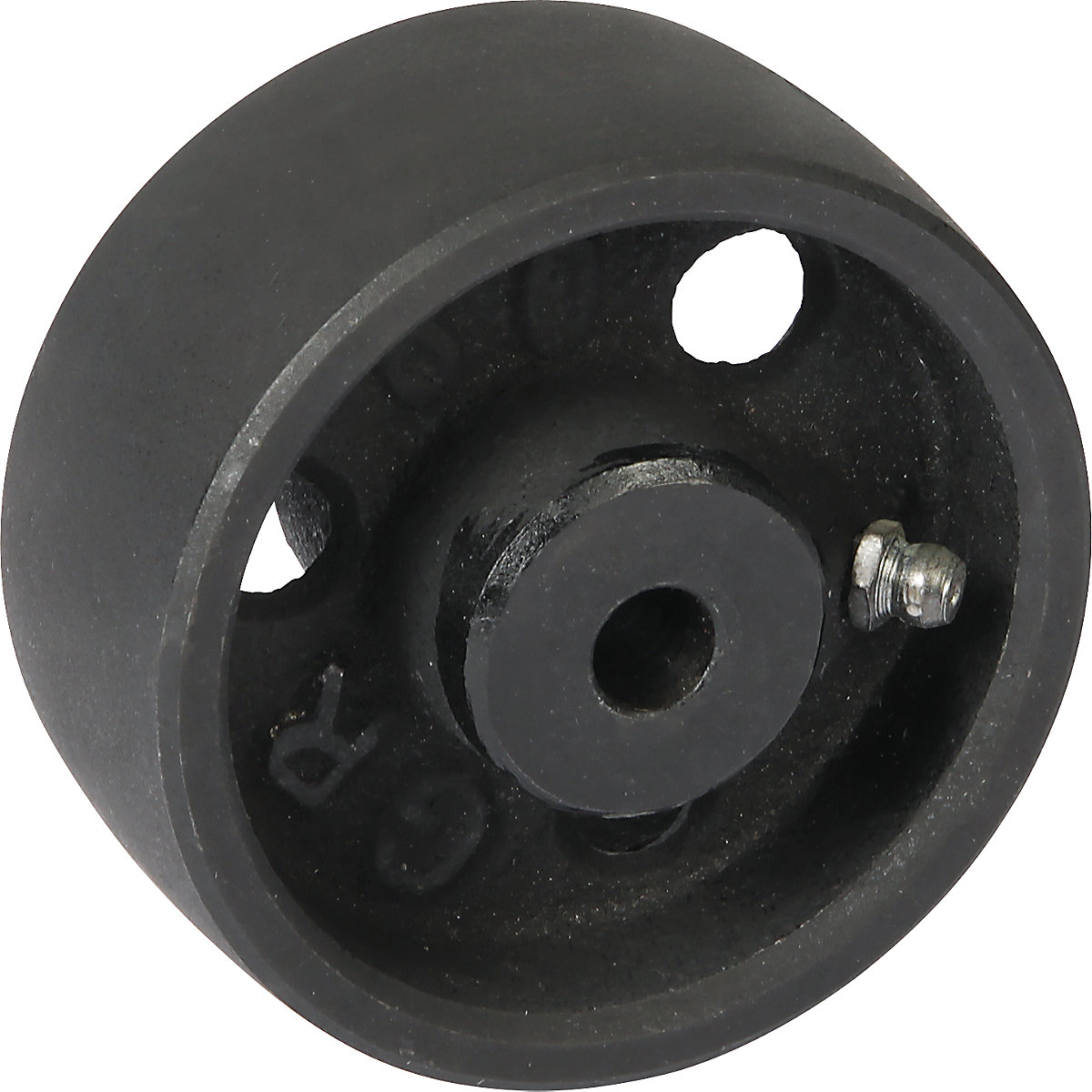 Grey cast iron wheel, plain bearings, wheel Ø x width 80 x 35 mm-8