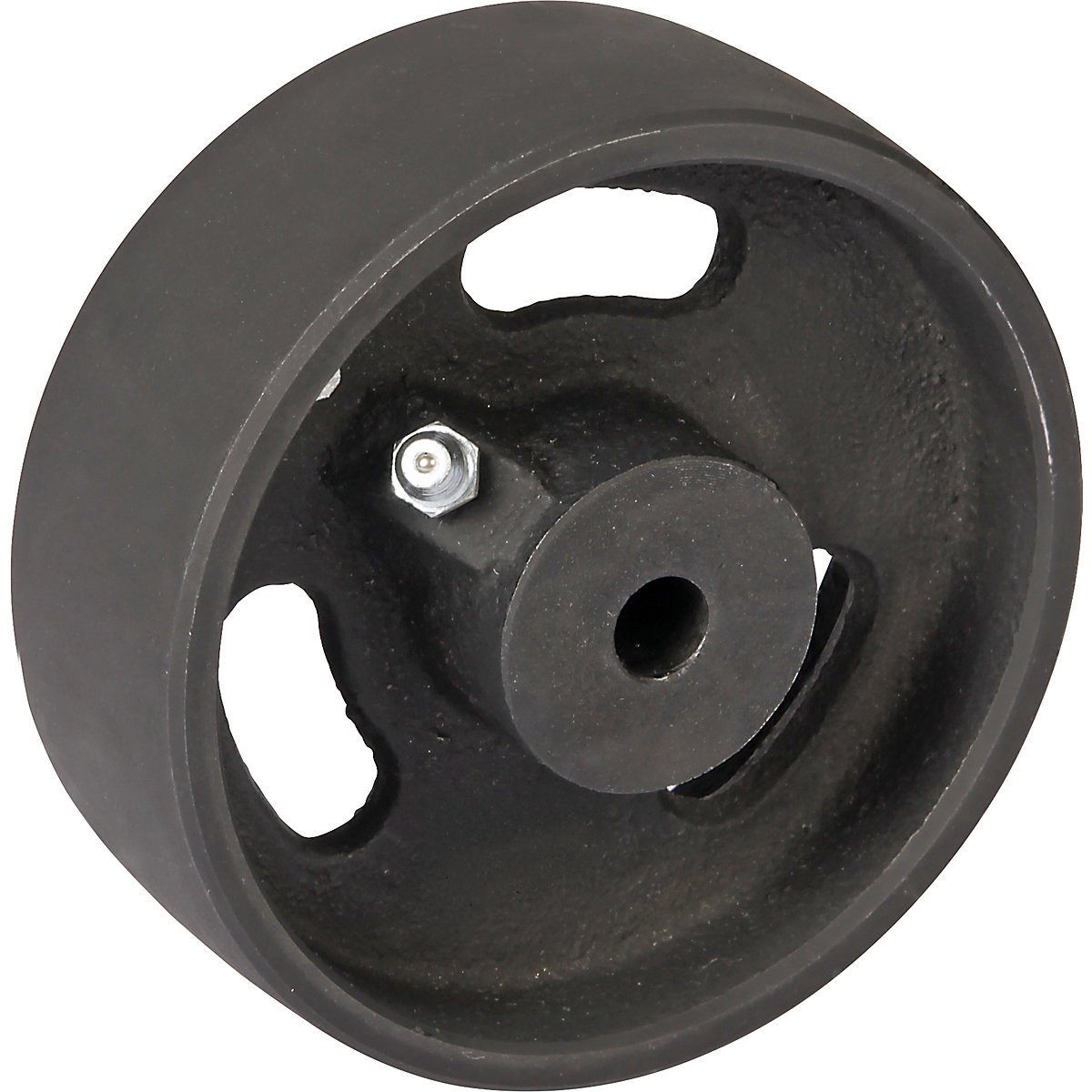 Grey cast iron wheel, plain bearings, wheel Ø x width 100 x 35 mm-4