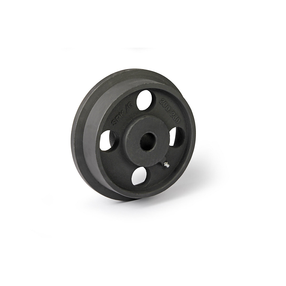 Grey cast iron wheel with flange, plain bearings, wheel Ø with flange 230 mm-9