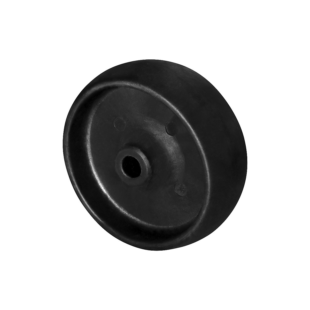 Nylon wheel with fibreglass, stainless steel plain bearing, 2+ items, wheel Ø x width 100 x 34 mm