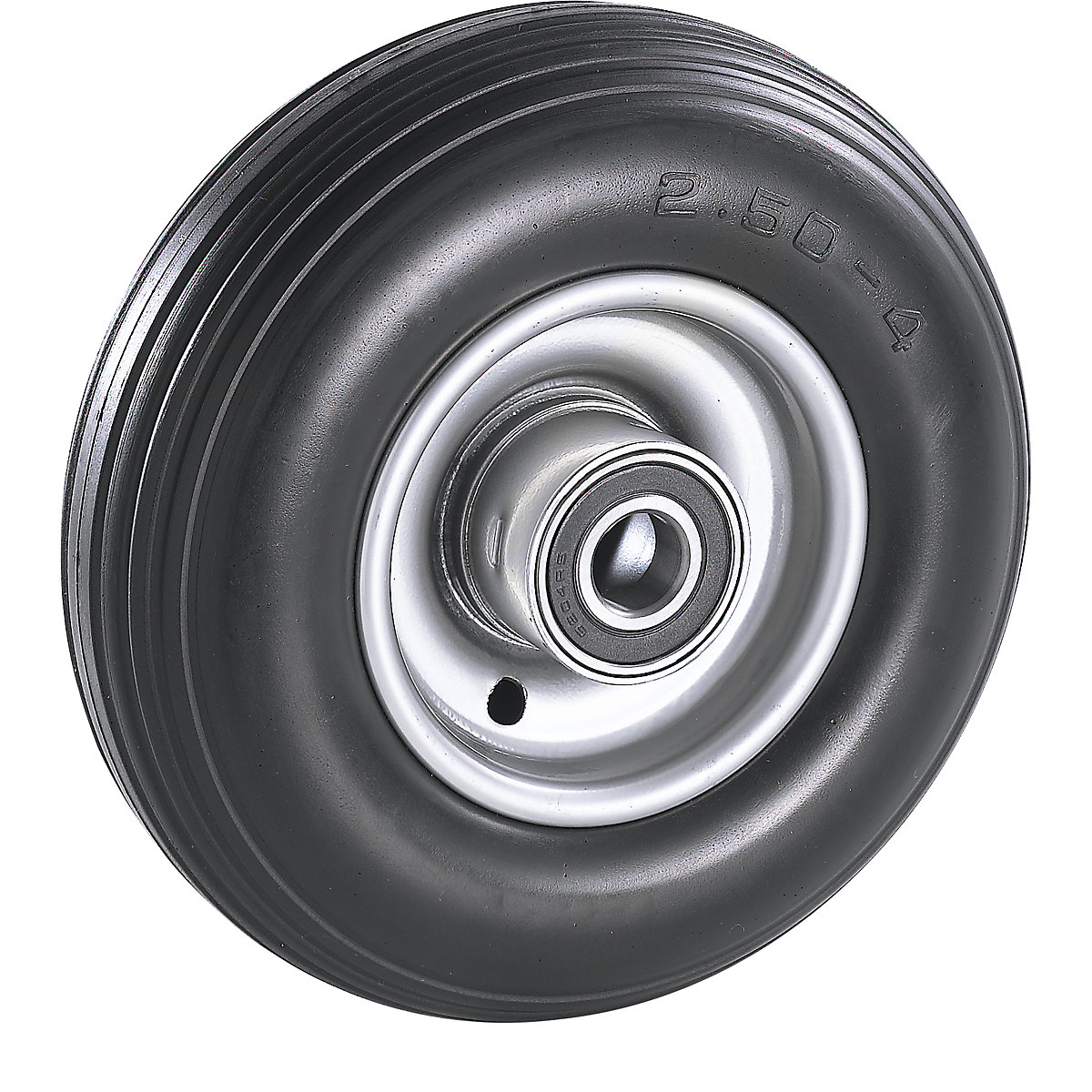 PU wheel, puncture proof, ball bearings, wheel Ø x width 210 x 65 mm-2