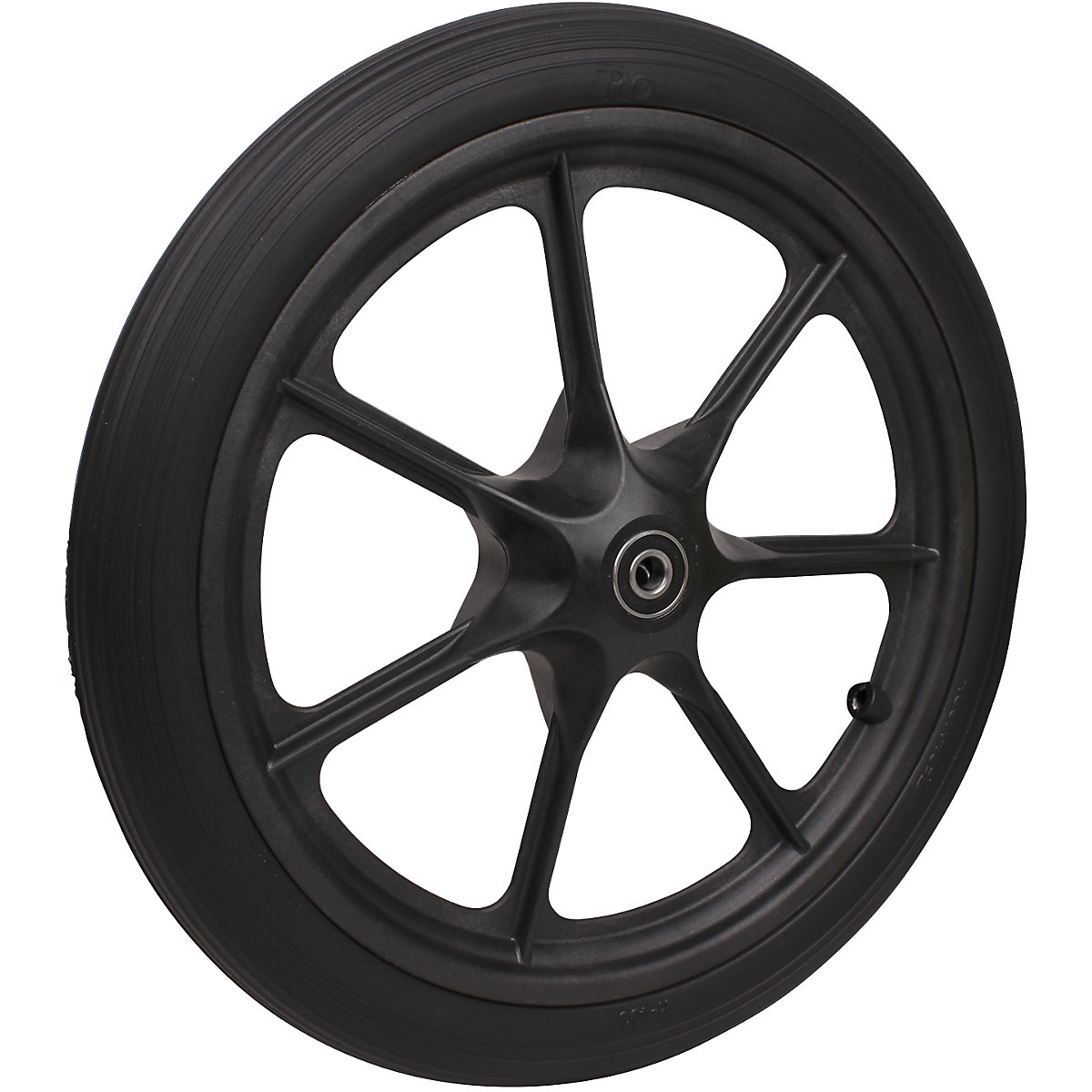 Spoke wheel, wheel Ø x width 400 x 45 mm, PU tyres, 4+ items-2