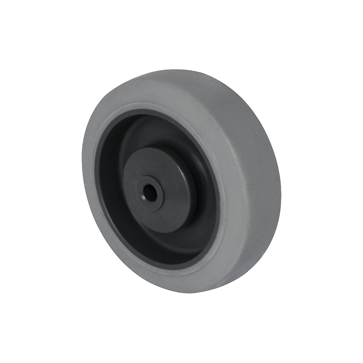TPE wheel on PP rim – eurokraft basic, ball bearings, wheel Ø x width 125 x 40 mm-2