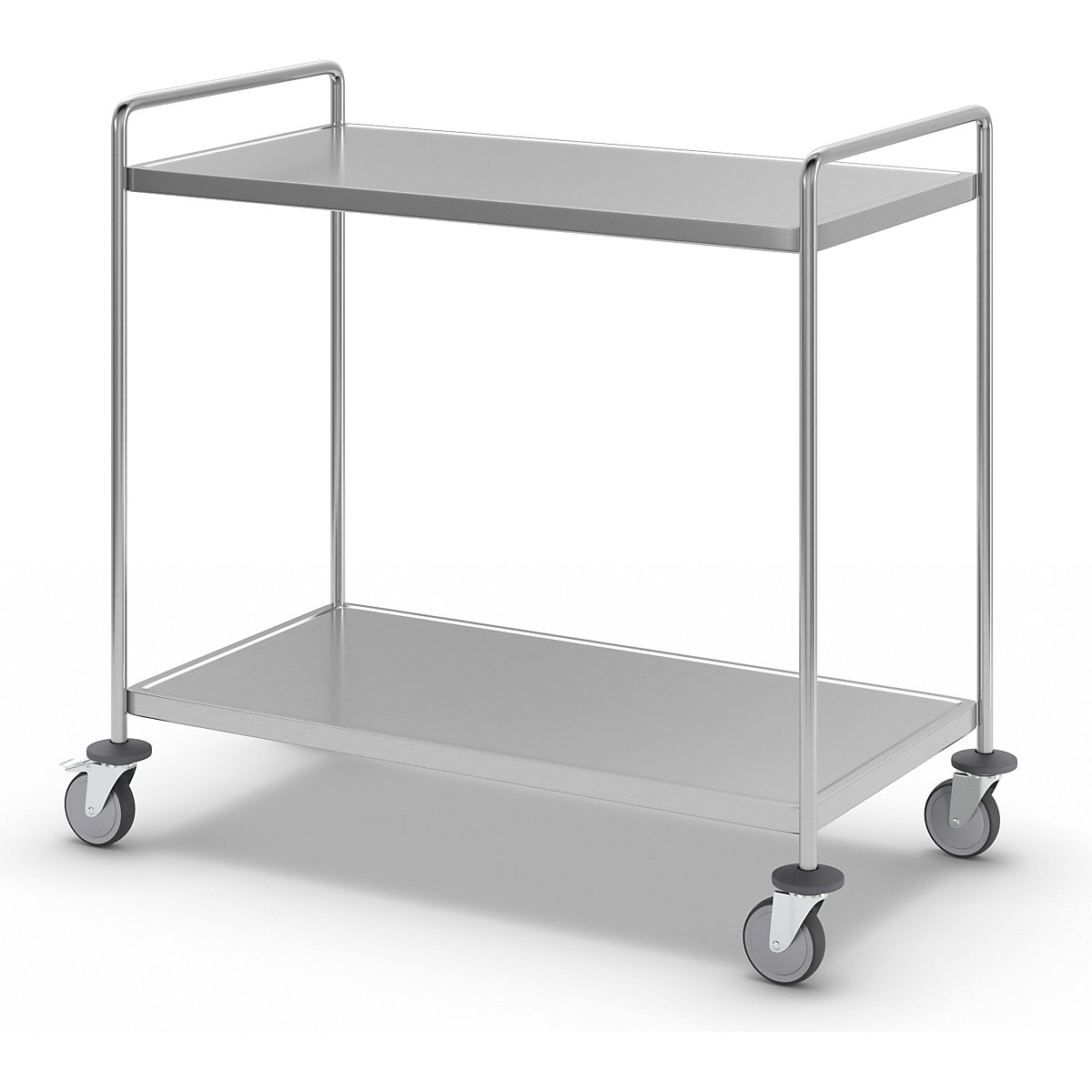 Edelstahl-Etagenwagen, verschweißt Kongamek (Produktabbildung 2)-1