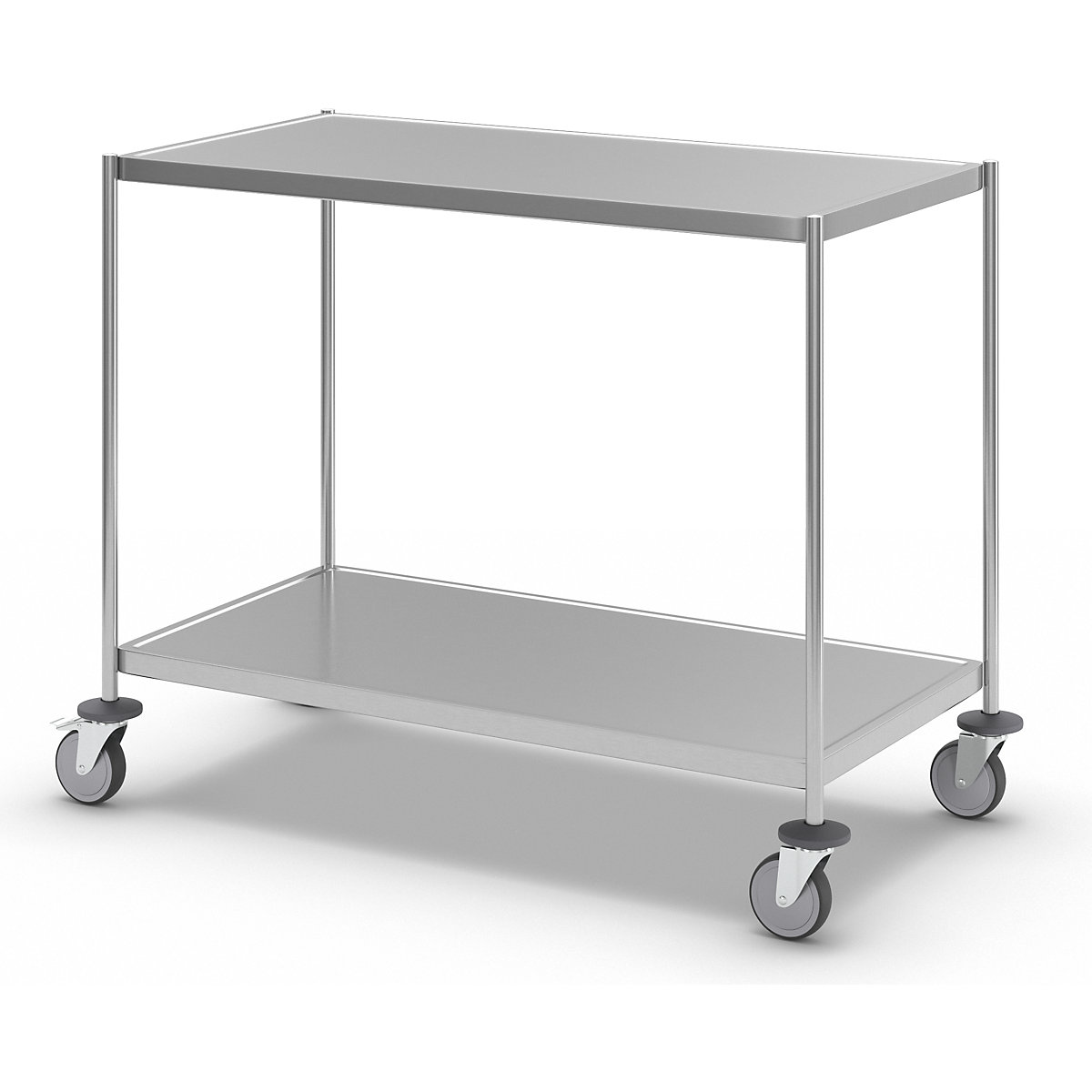 Edelstahl-Etagenwagen, verschweißt Kongamek (Produktabbildung 3)-2