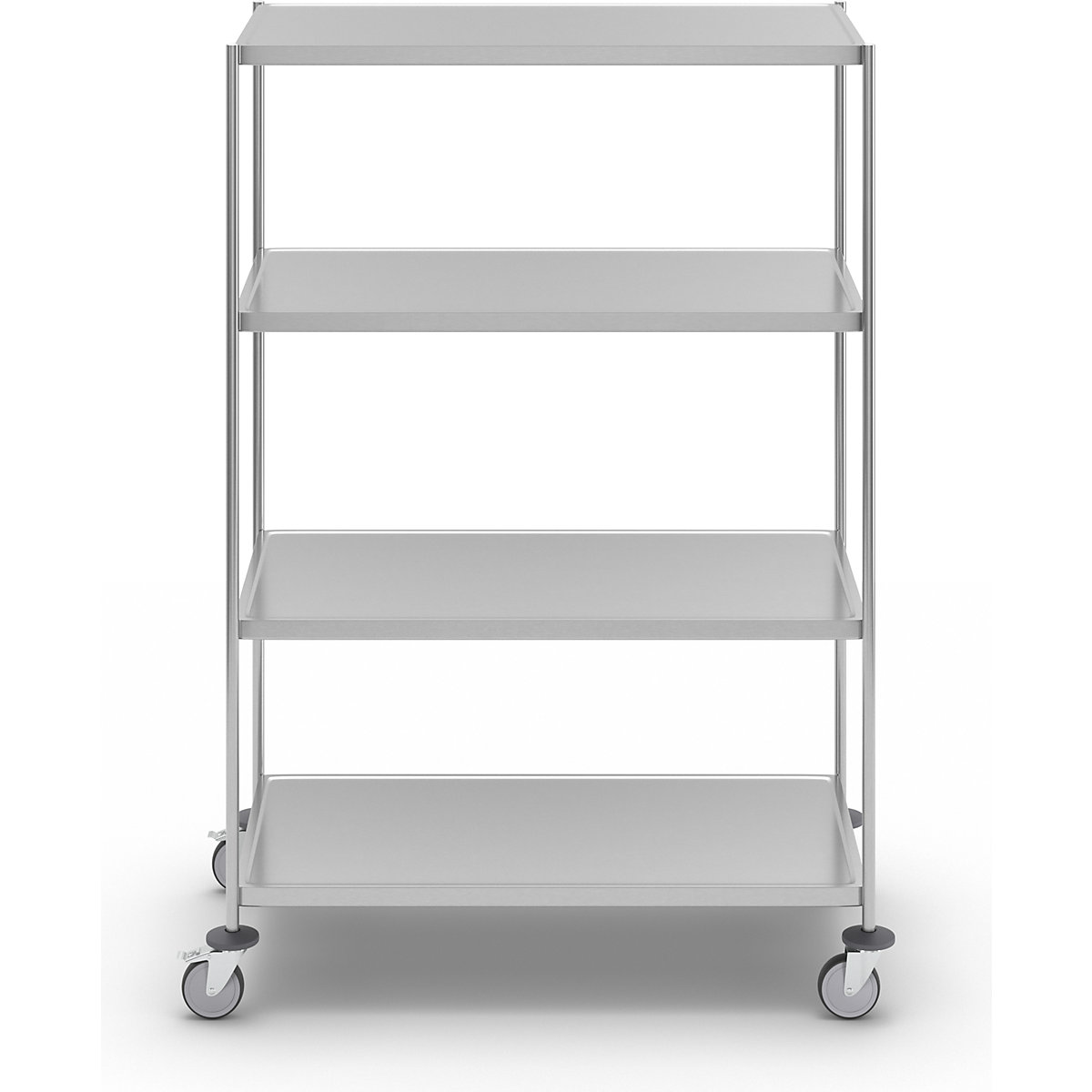 Edelstahl-Etagenwagen, verschweißt Kongamek (Produktabbildung 6)-5