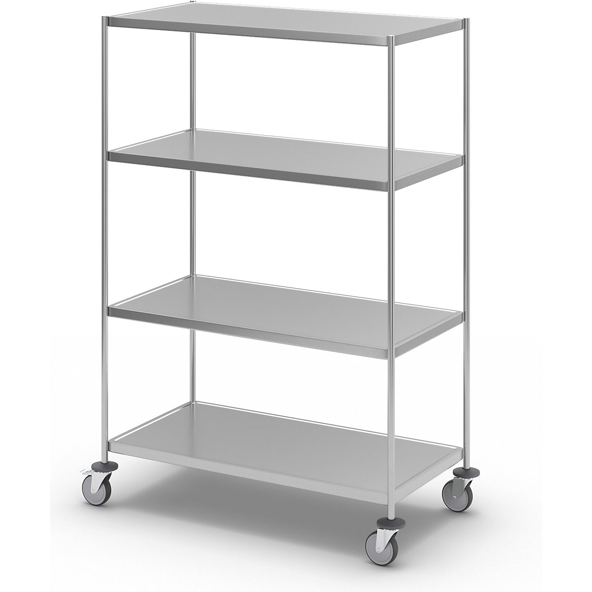 Edelstahl-Etagenwagen, verschweißt Kongamek (Produktabbildung 4)-3