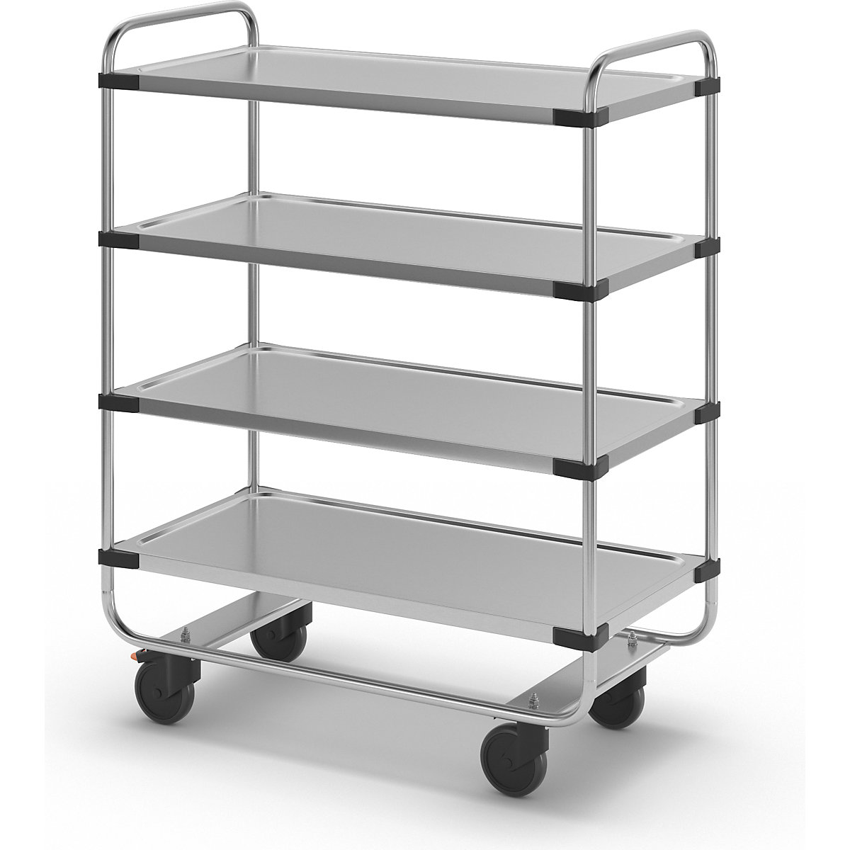 Edelstahl-Servierwagen, montiert (Produktabbildung 5)-4