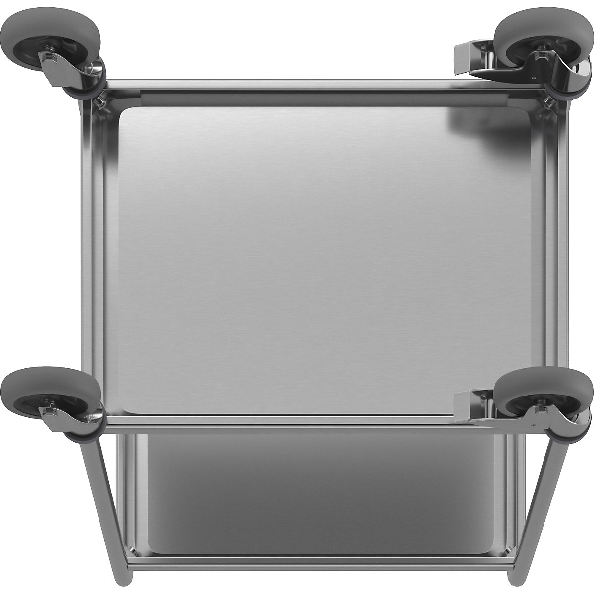 Edelstahl-Servierwagen (Produktabbildung 4)-3