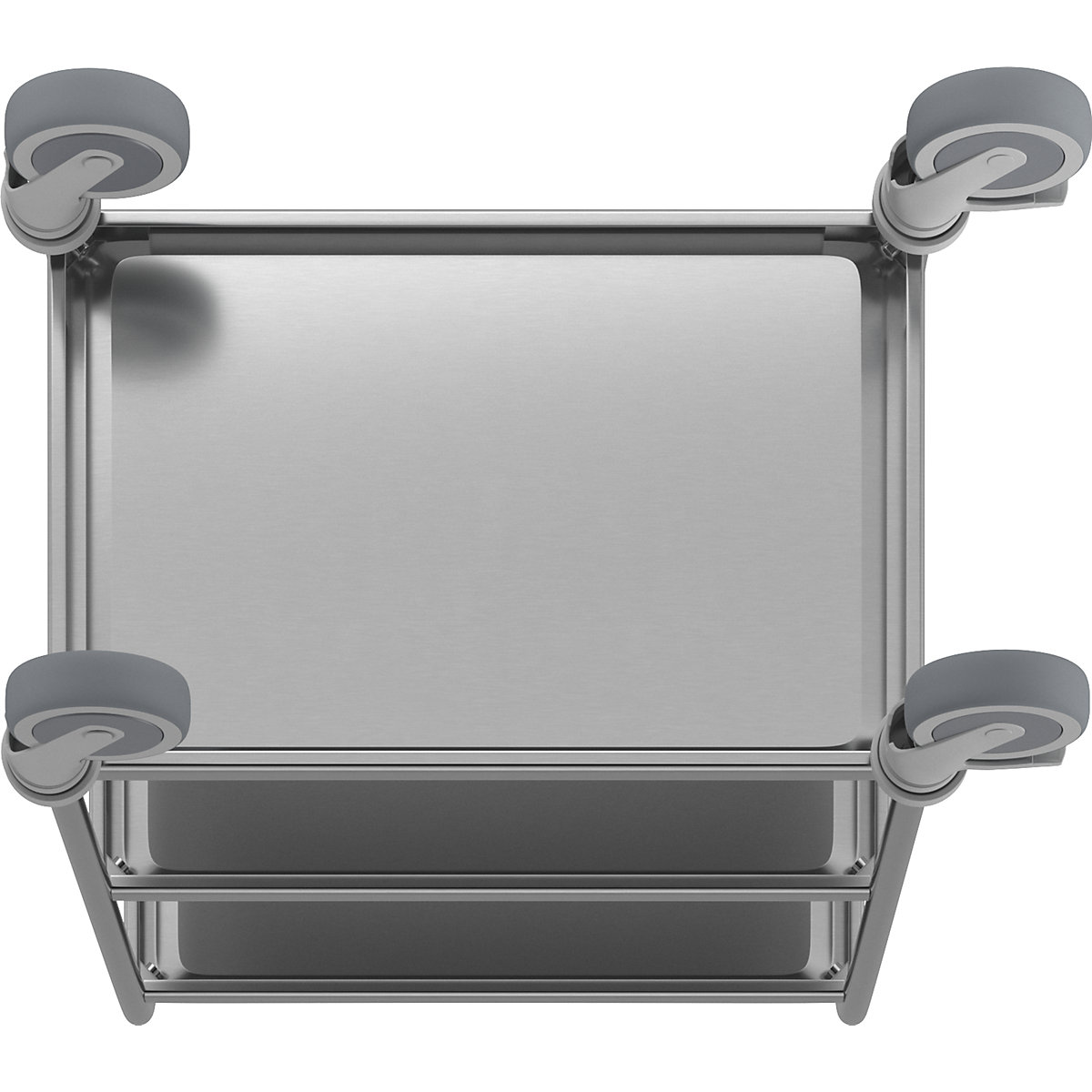 Edelstahl-Servierwagen (Produktabbildung 5)-4