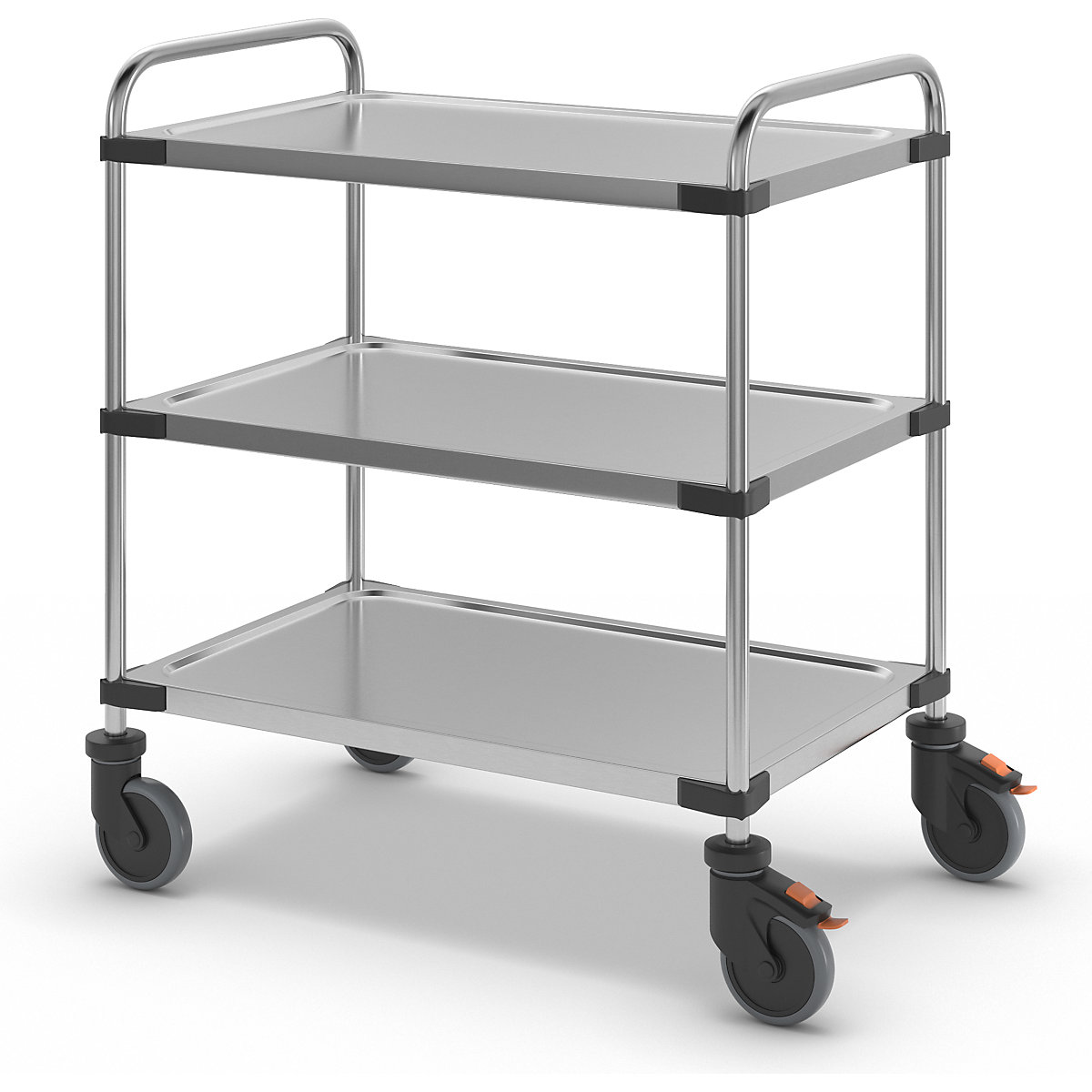 Servierwagen aus Edelstahl (Produktabbildung 2)-1