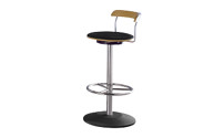 Bar stool with back rest