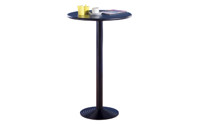 Bistro table with cast iron foot