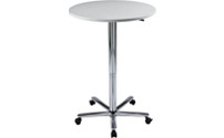 Canteen table, height adjustable