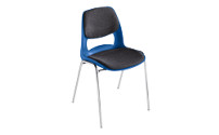 Stacking chair made of polypropylene