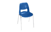 Stacking chair made of polypropylene