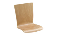 Wooden stacking chair, pack of 2