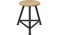 Workshop stool, beech plywood seat
