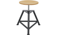 Workshop stool, beech plywood seat
