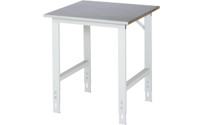 Work table, height adjustable