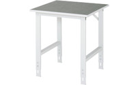 Work table, height adjustable