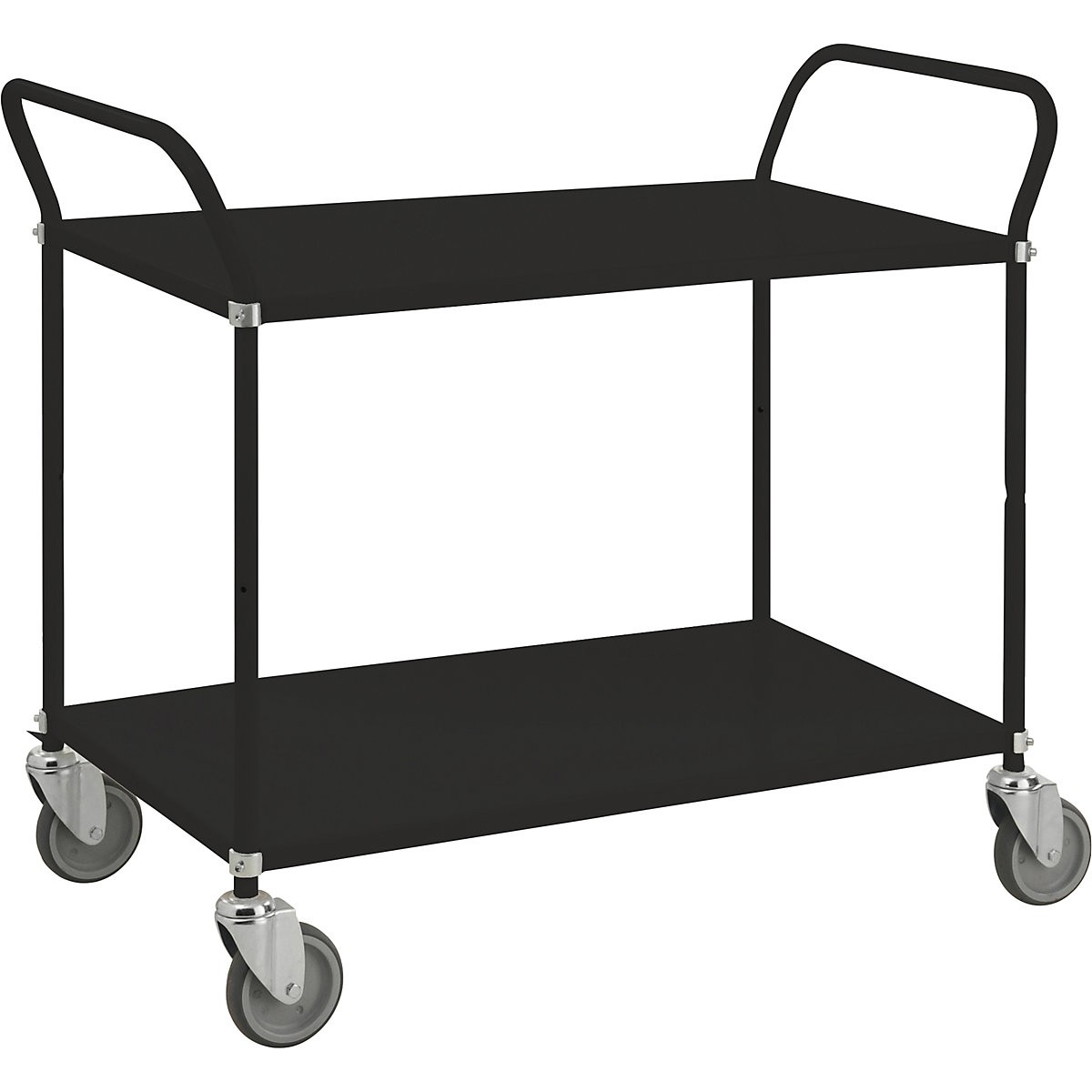 Chariot à plateaux, noir &ndash; Kongamek