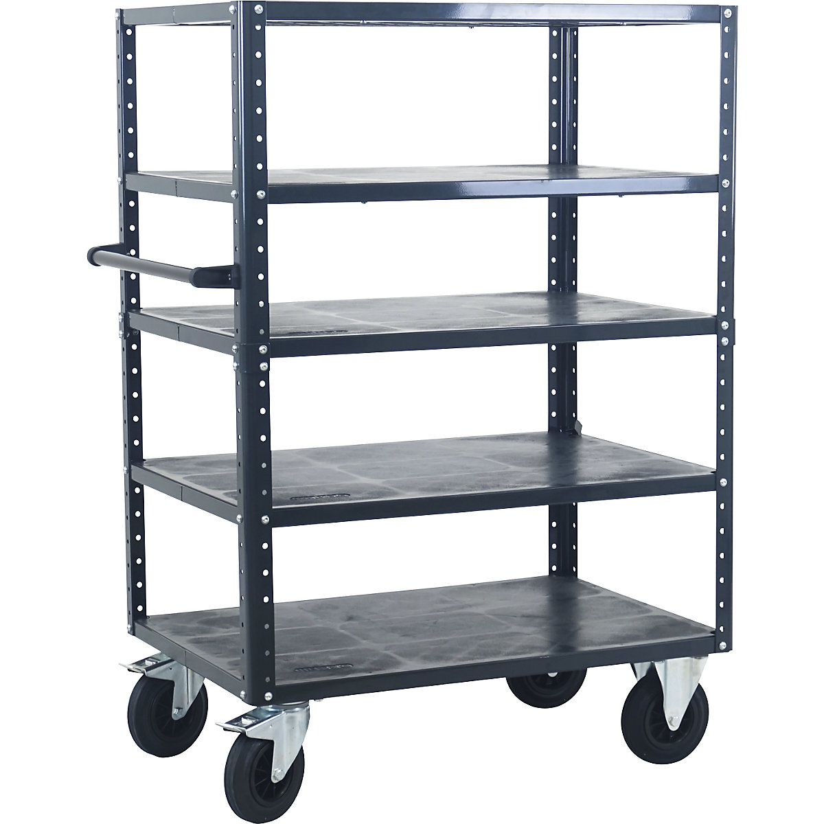 Chariot à tablettes CustomLine, ouvert sur 4 côtés - eurokraft pro