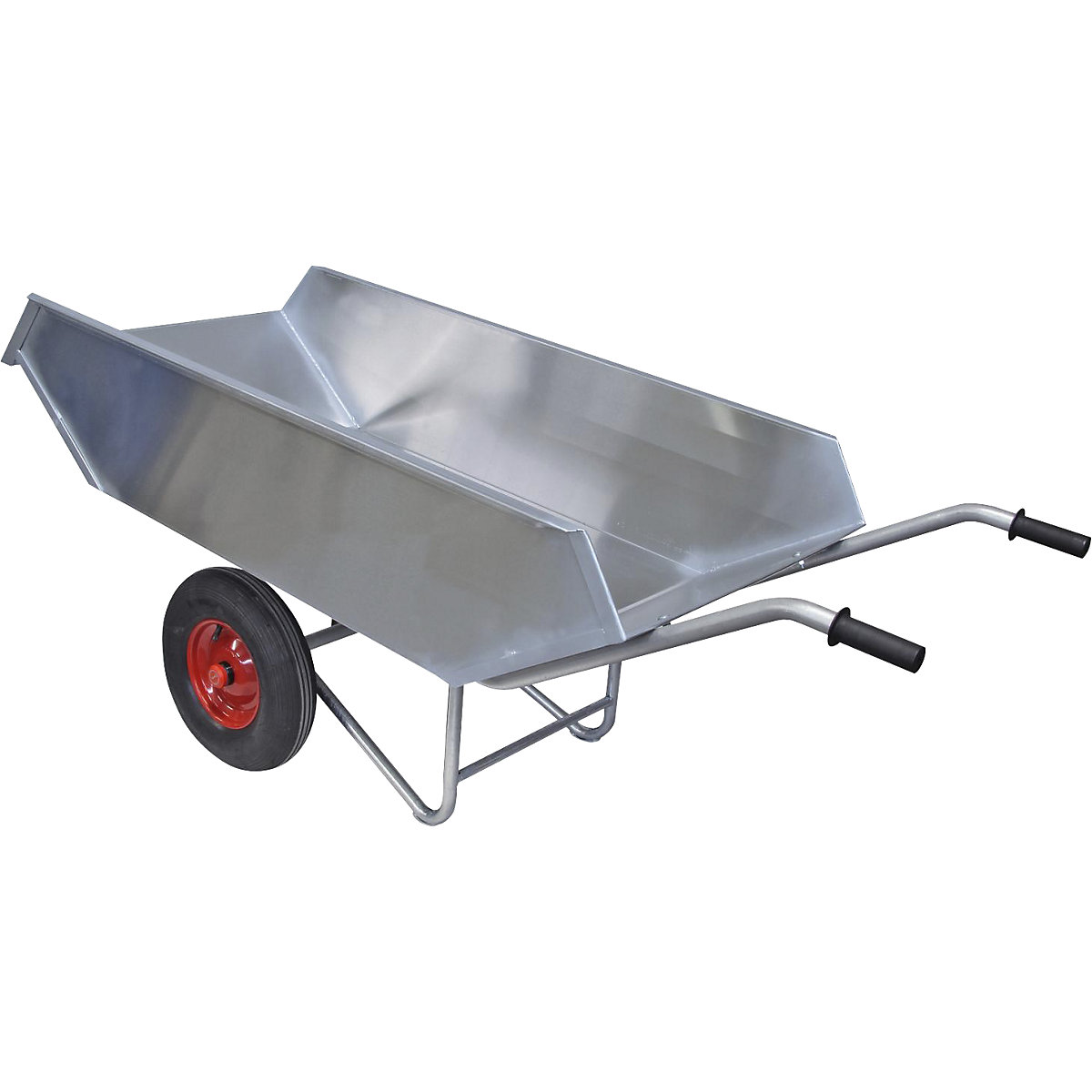 Brouette Pliante 56 Litres Ombrie - Roue 10", Charge Max 30 Kg, Acier Verni, Intérieur Nylon Caoutchouté