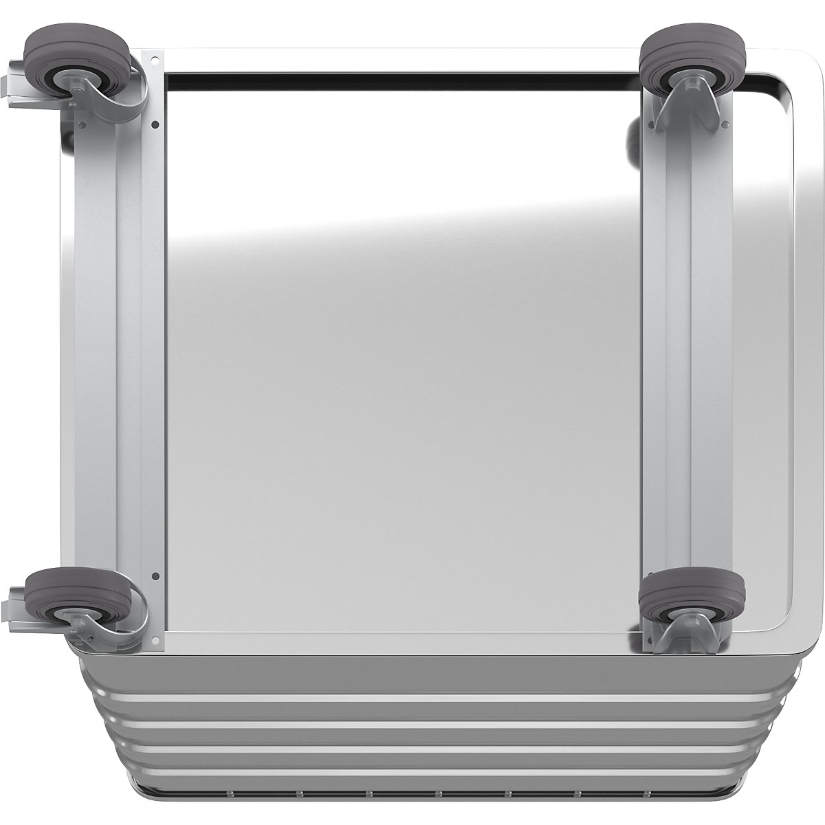 Chariot-caisse en aluminium, à panneaux pleins – Gmöhling (Illustration du produit 4)-3