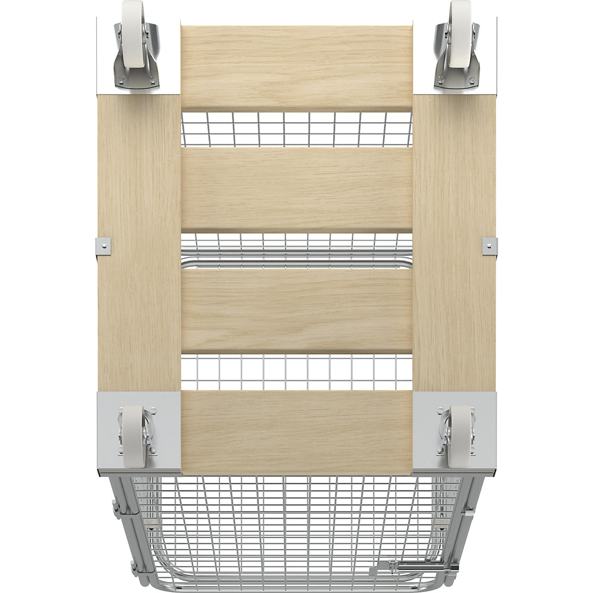 Conteneur antivol en acier avec socle roulant en bois (Illustration du produit 7)-6