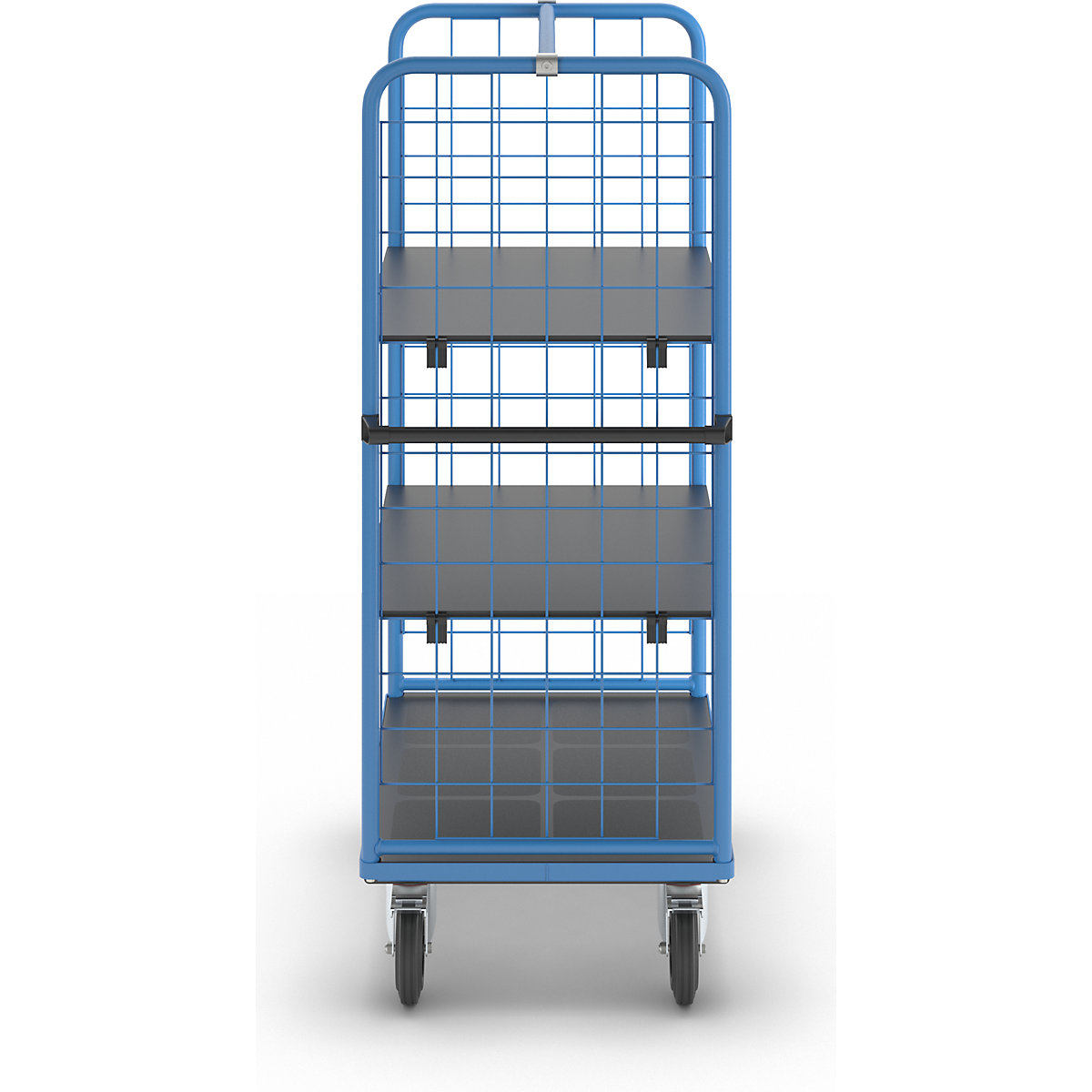 Chariot à tablettes à panneaux latéraux grillagés – eurokraft pro (Illustration du produit 23)-22