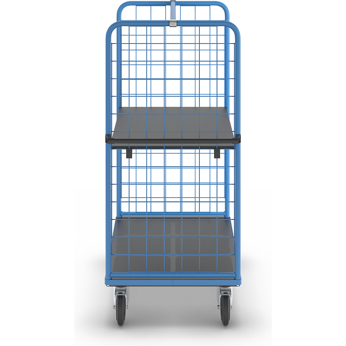 Chariot à tablettes à panneaux latéraux grillagés – eurokraft pro (Illustration du produit 18)-17