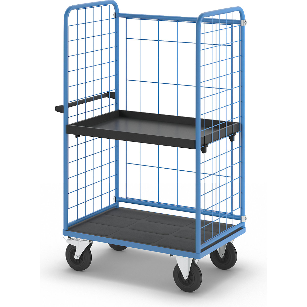 Chariot à tablettes à trois côtés grillagés – eurokraft pro (Illustration du produit 25)-24