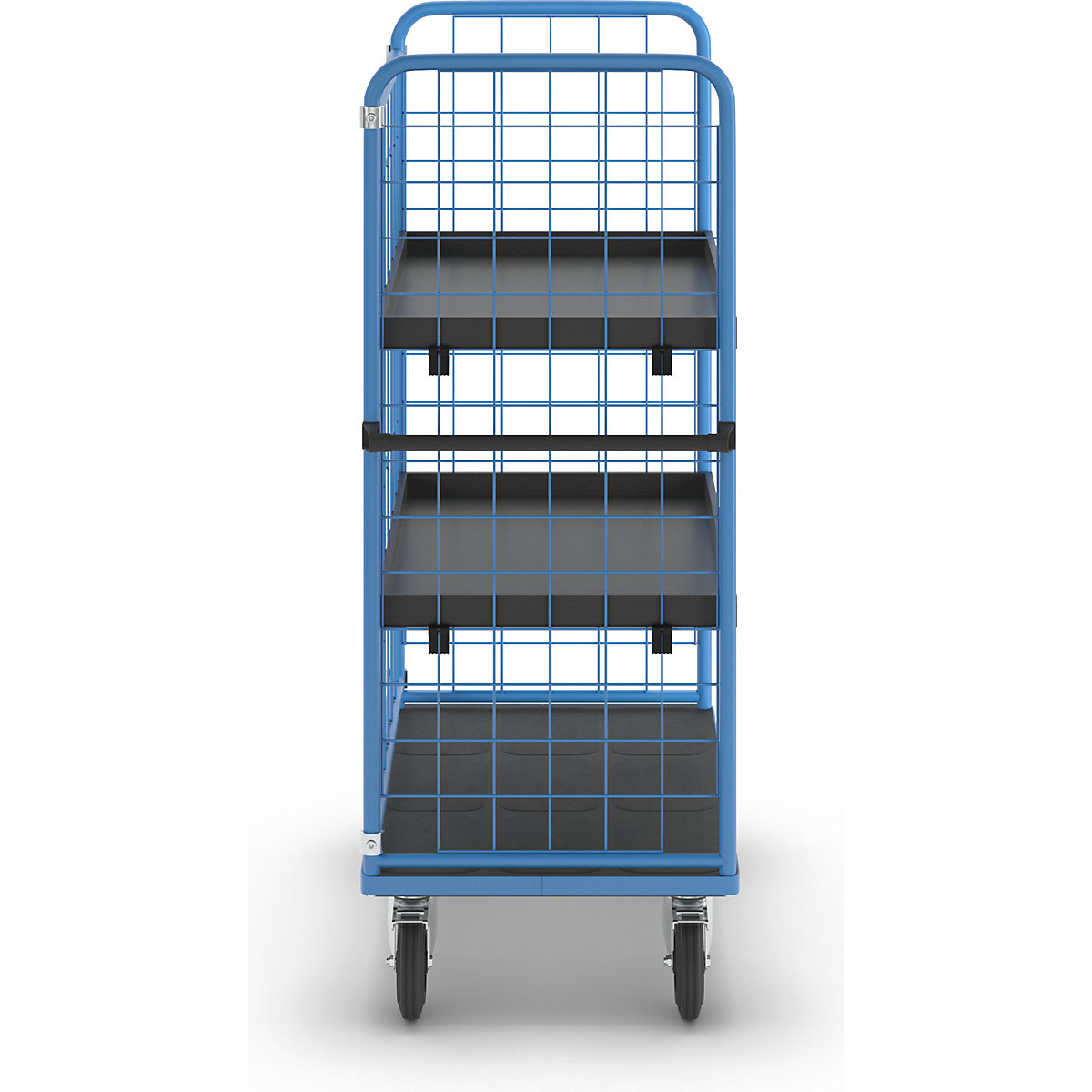Chariot à tablettes à trois côtés grillagés – eurokraft pro (Illustration du produit 28)-27