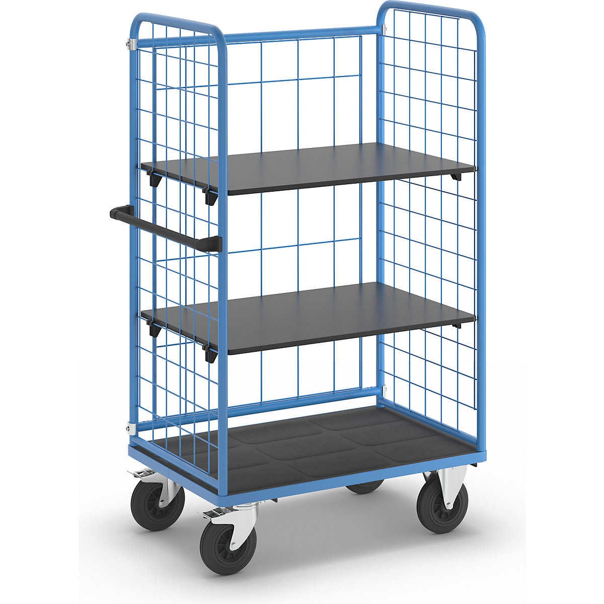 Chariot à tablettes à trois côtés grillagés – eurokraft pro (Illustration du produit 5)-4
