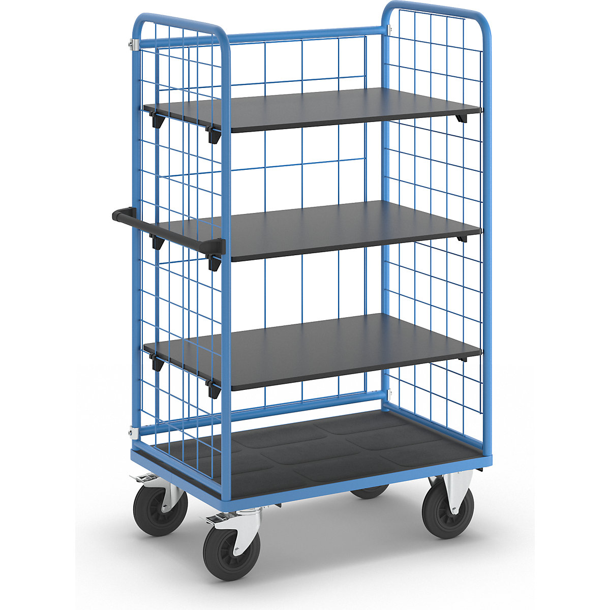 Chariot à tablettes à trois côtés grillagés – eurokraft pro (Illustration du produit 10)-9