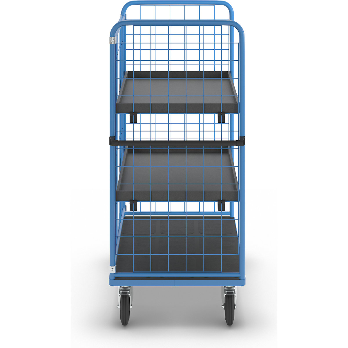 Chariot à tablettes à trois côtés grillagés – eurokraft pro (Illustration du produit 51)-50