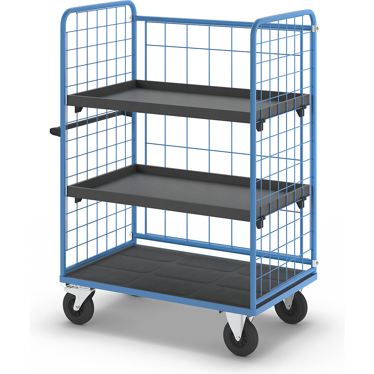 Chariot à tablettes à trois côtés grillagés – eurokraft pro (Illustration du produit 53)-52