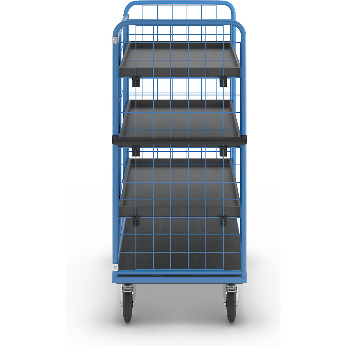Chariot à tablettes à trois côtés grillagés – eurokraft pro (Illustration du produit 43)-42
