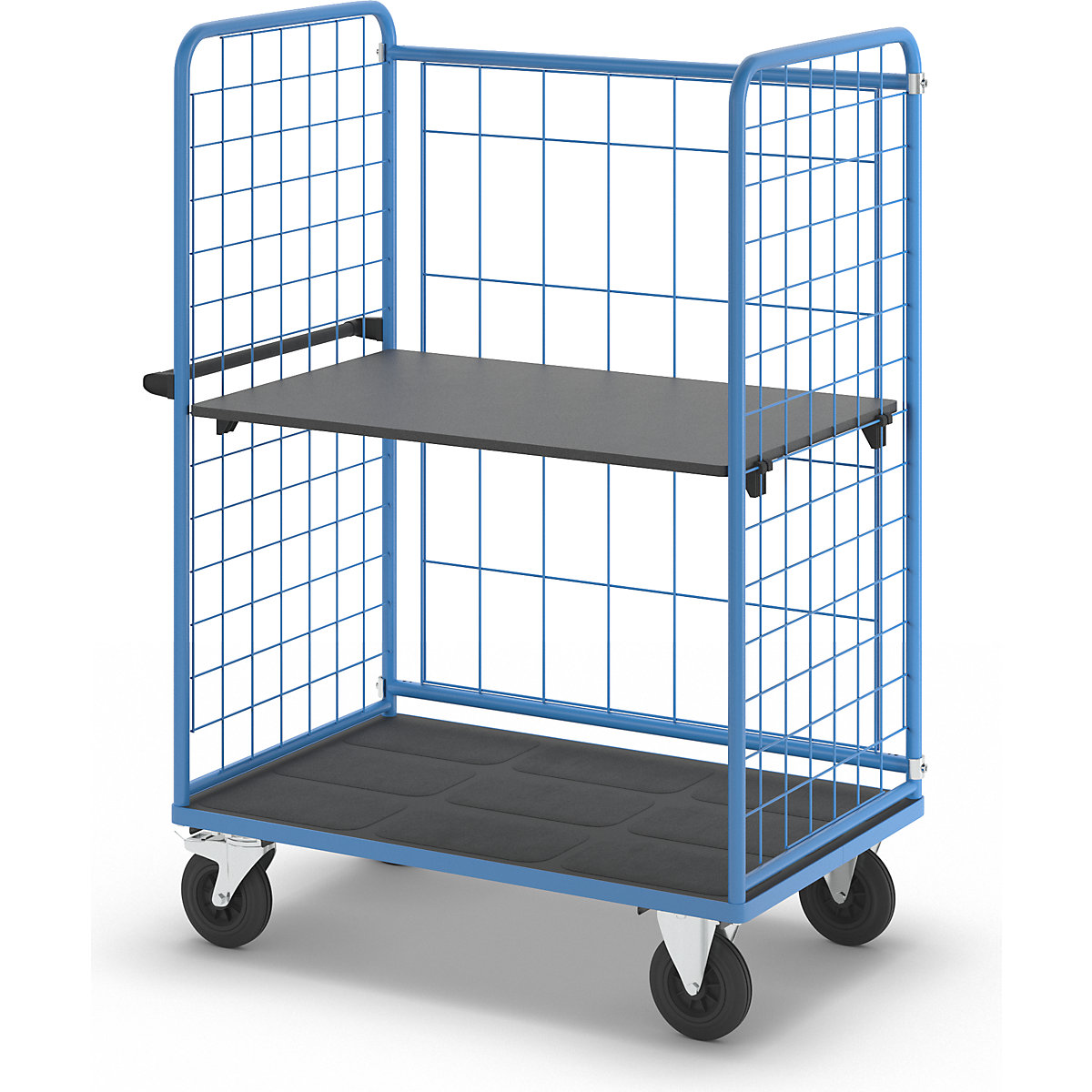 Chariot à tablettes à trois côtés grillagés – eurokraft pro (Illustration du produit 33)-32