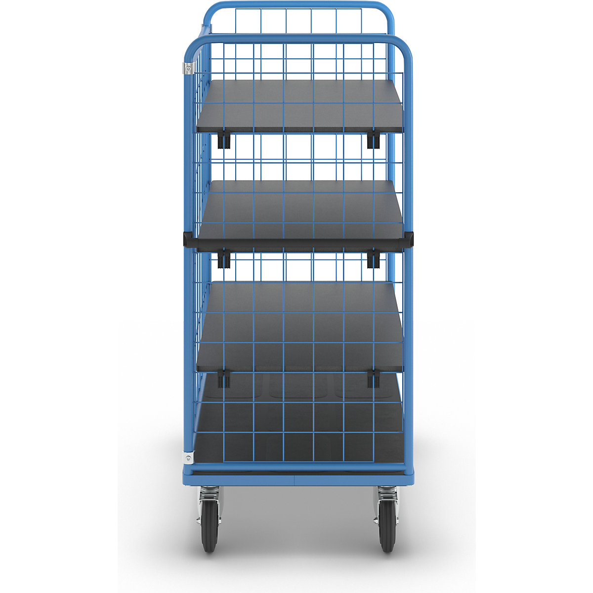 Chariot à tablettes à trois côtés grillagés – eurokraft pro (Illustration du produit 19)-18
